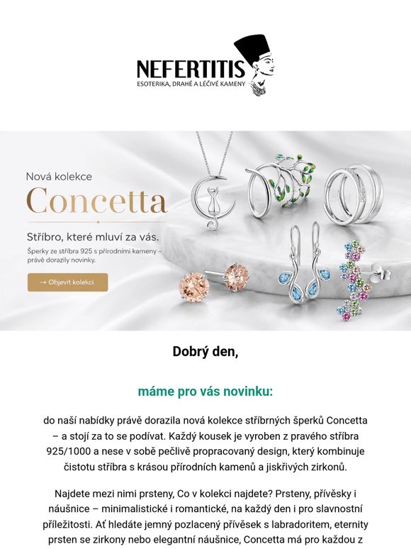 Právě dorazilo: nová kolekce Concetta ✦ stříbrné šperky, které si zamilujete