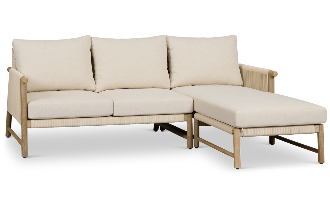 Azure Light Tone Right Arm Chaise Sectional