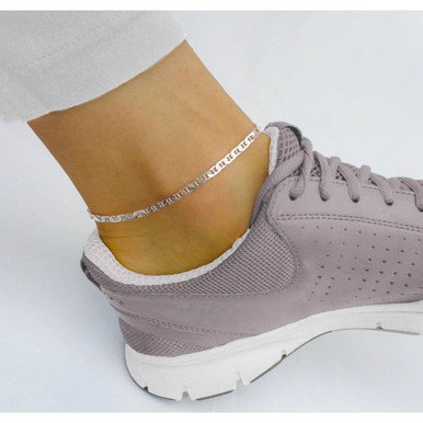 925 Silver Gucci Mariner Anklet 