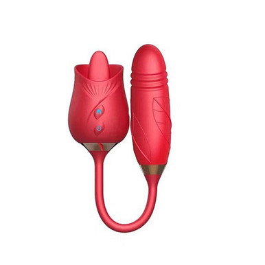 Waterproof 3-in-1 Rose Vibrator ToyProduct Image