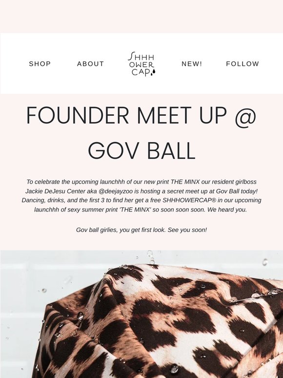 GOV BALL!? 🎶 Founder + Inventor Meet up! 🫧