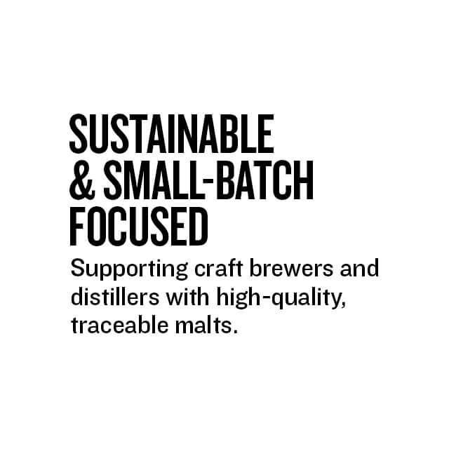 Sustainable & Small-Batch Focused – Supporting craft brewers and distillers with high-quality, traceable malts.