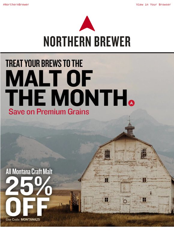 June's Malt of the Month: 25% Off Montana Craft Malt