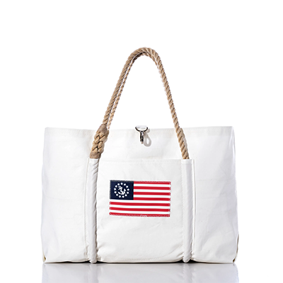 US Yacht Ensign Wharf Tote