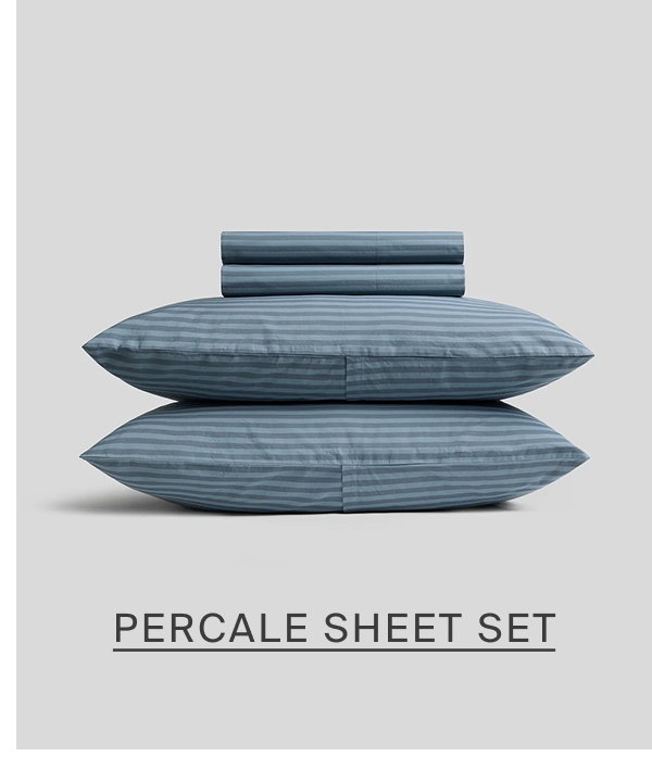 shop percale sheet set 