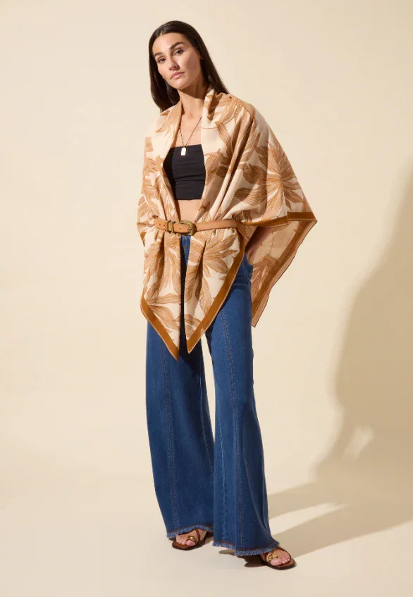 Image of Sheer Cotton Gauze Pareo - Sol De Sal