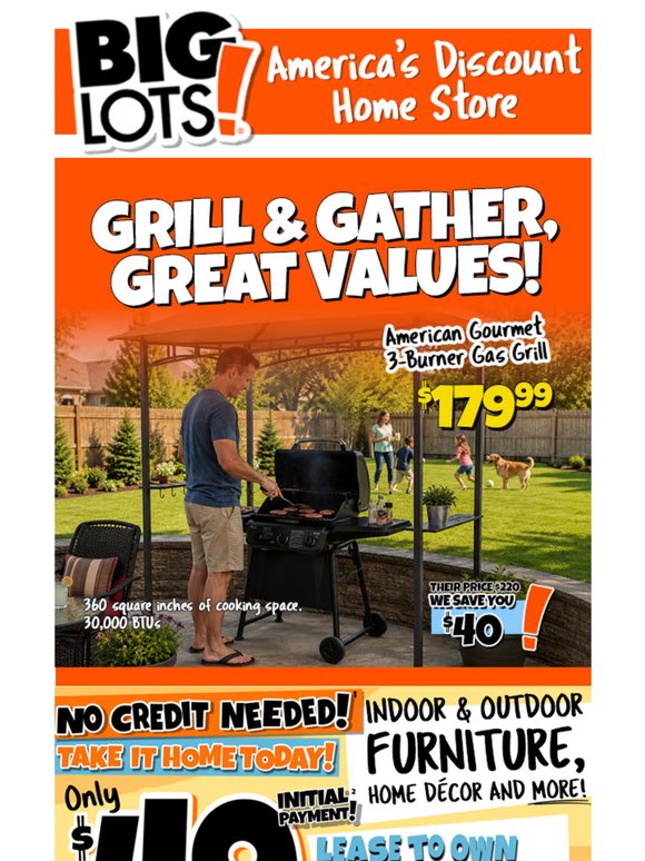 Summer Grilling and Family Gatherings! Save BIG on Grills, Accessories & More!