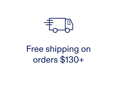 Free shipping on orders $130+