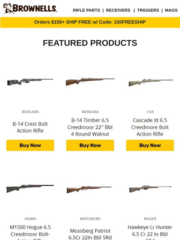Celebrate 6/5 with a 6.5 Rifle