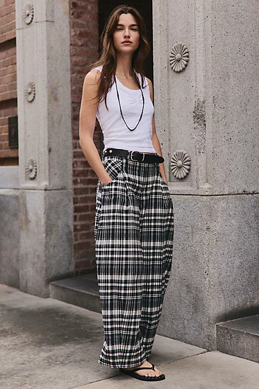 About It Baggy Puckered Pants