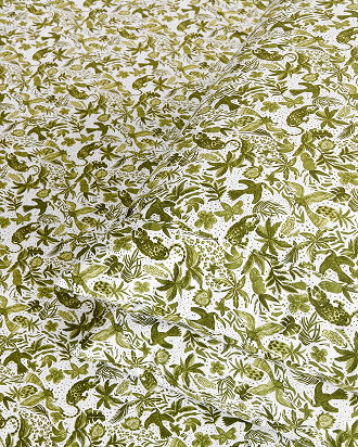 Botanical printed mix and match fitted sheet