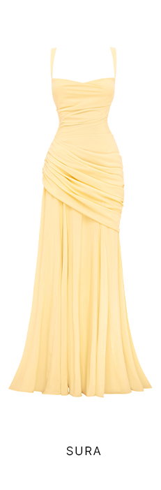 Sura Maxi Dress - Lemon