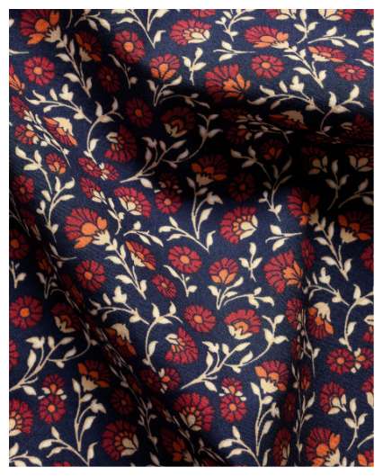 Short Sleeve Stretch Washed Poplin Floral Shirt - Red