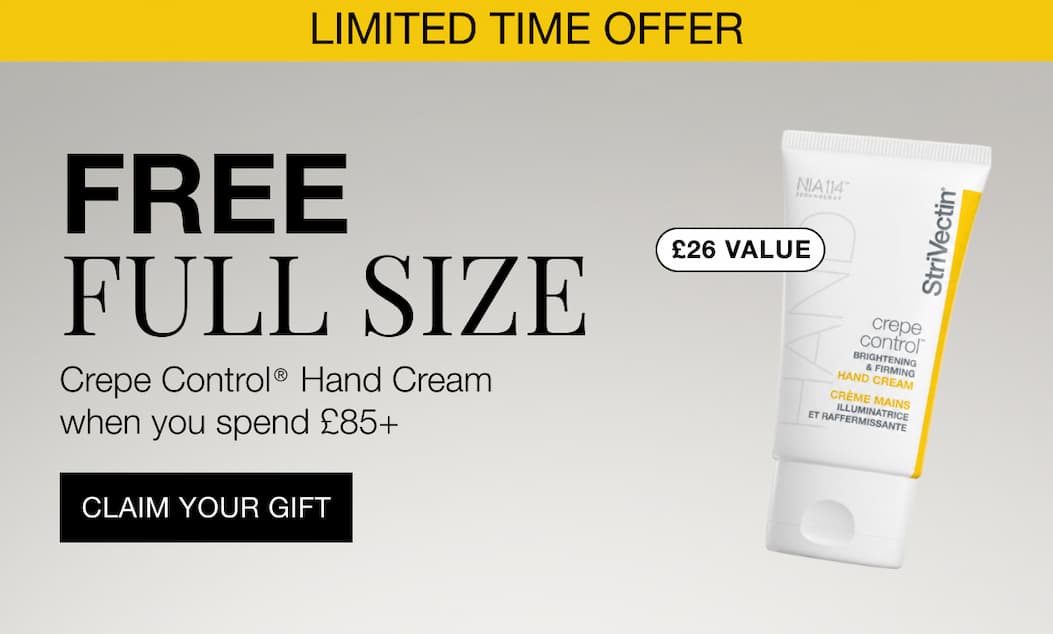 Free full size Crepe Control Hand Cream when you spend £85+
