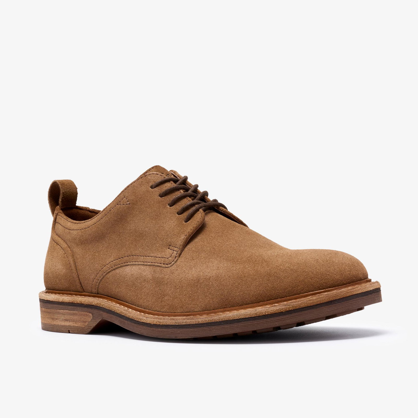 Shop Aldwin Lace Tan Suede