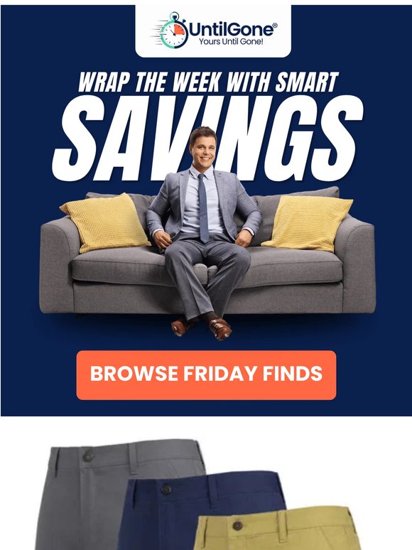 Weekend markdowns matched to your style