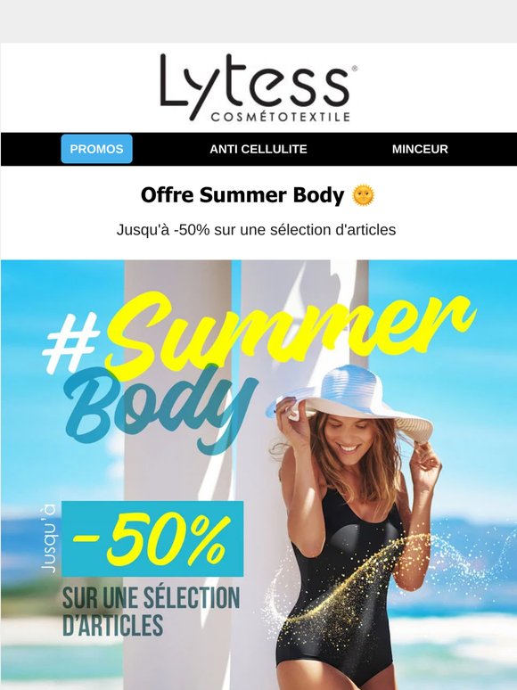 ☀️ L'appel du Summer Body !  Offre jusqu'à -50% !
