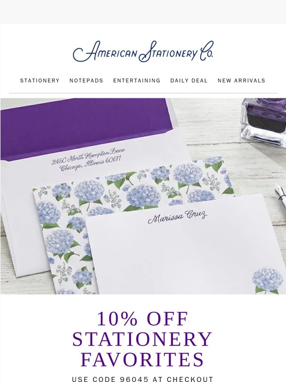 💌 Hey, enjoy 10% off your next order!