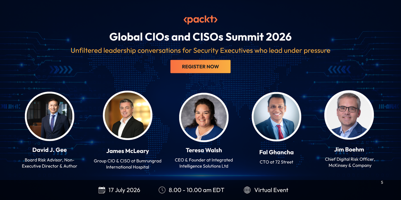 CIO & CISO Leadership Summit 2026 | July 17