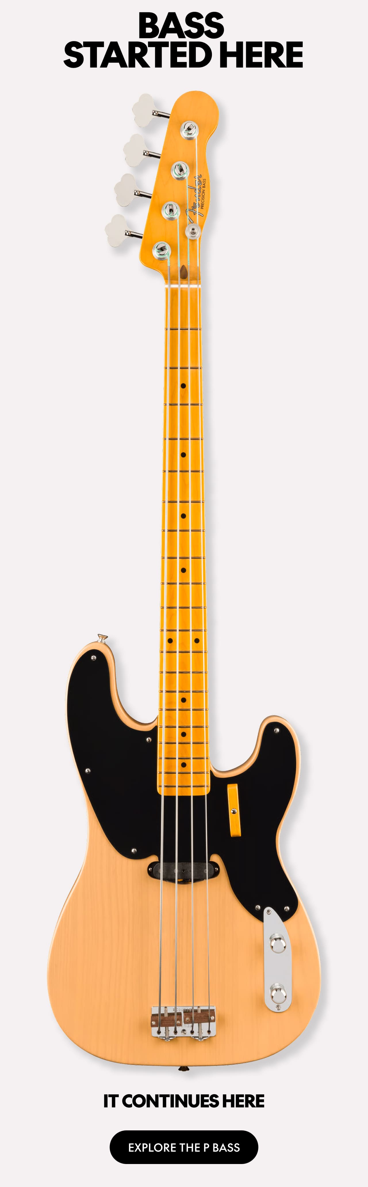 Bass Started Here. It Continues Here. | Explore the P Bass