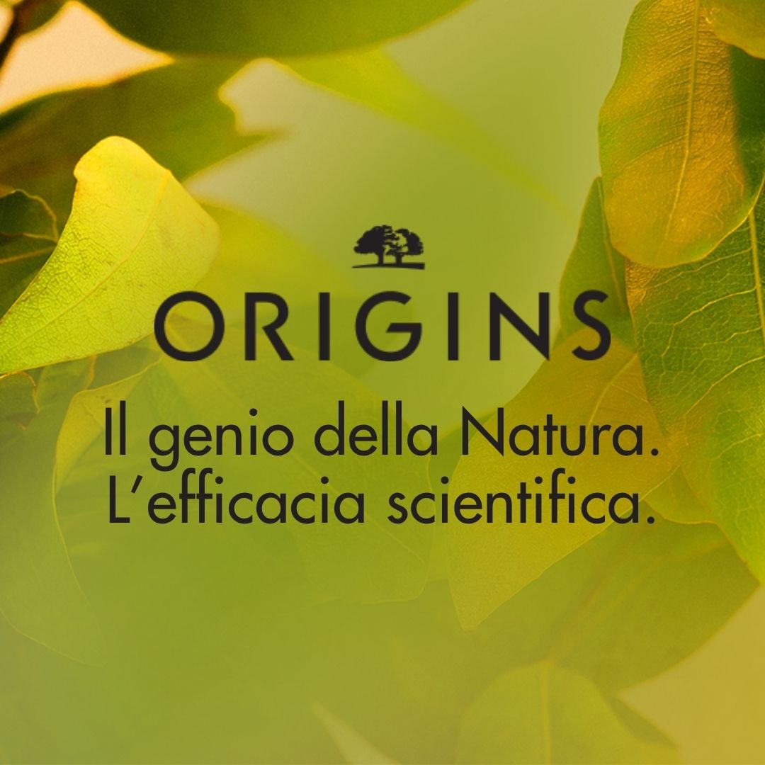 Approfitta di un extra sconto del 25% sui prodotti della linea Origins con il codice coupon ORIGINS25