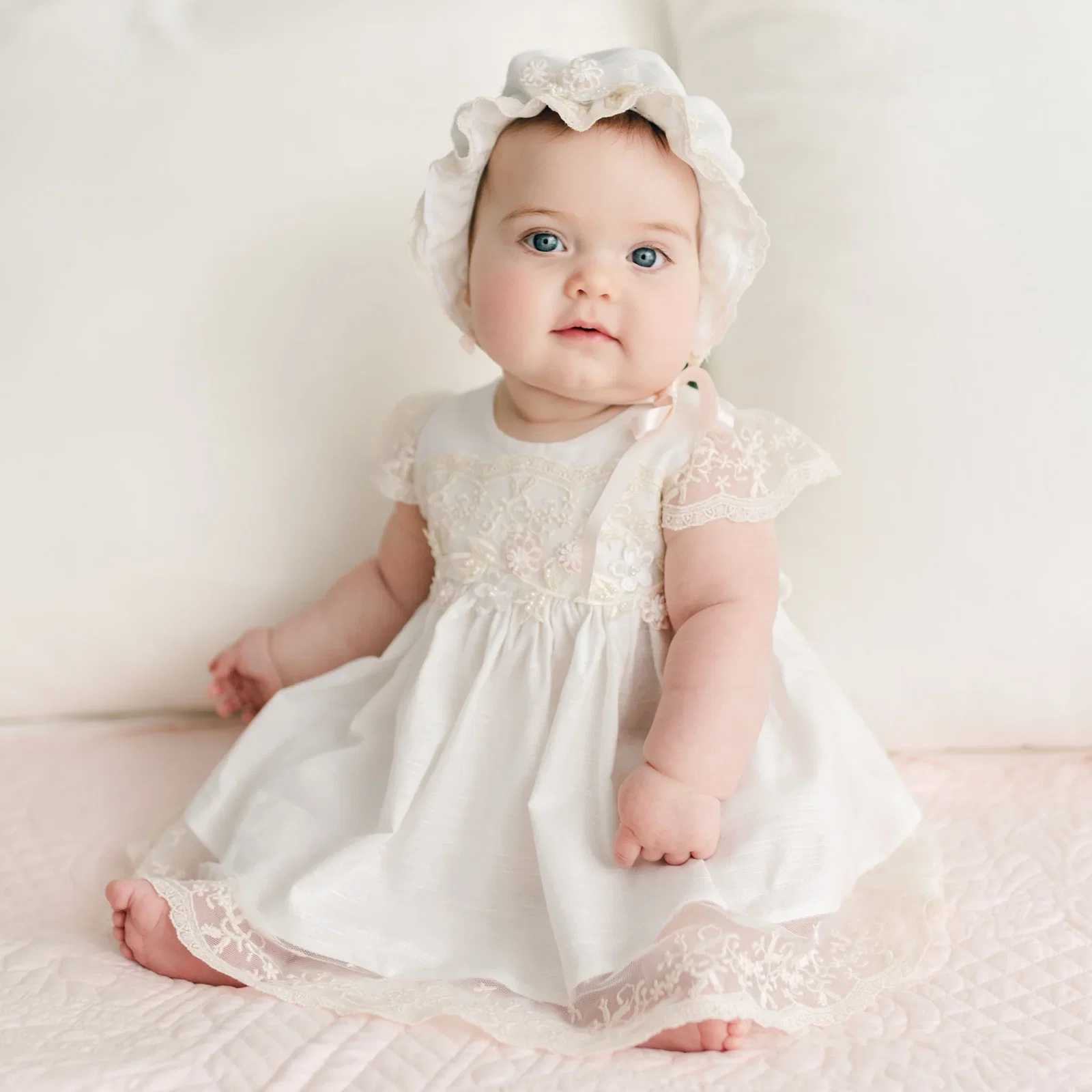 Image of Jessica Linen Dress & Bloomers