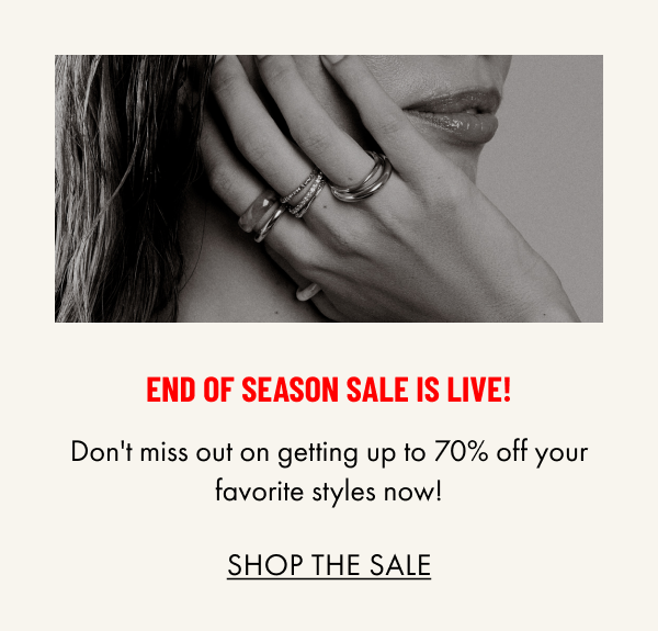 END OF SEASON SALE IS LIVE!
