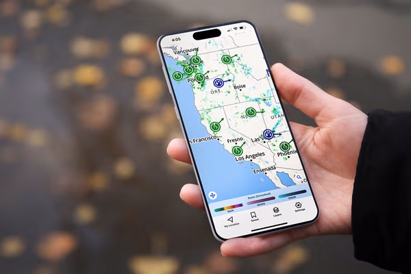 Real-time radar, future forecasts, and zero excuses for getting caught in the rain | Get the weather