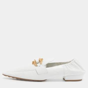 BV Madame Size 39.5 White Leat