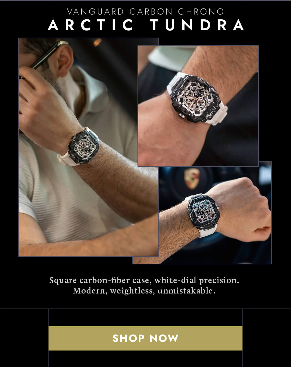 The Vanguard Carbon Chrono - Arctic Tundra