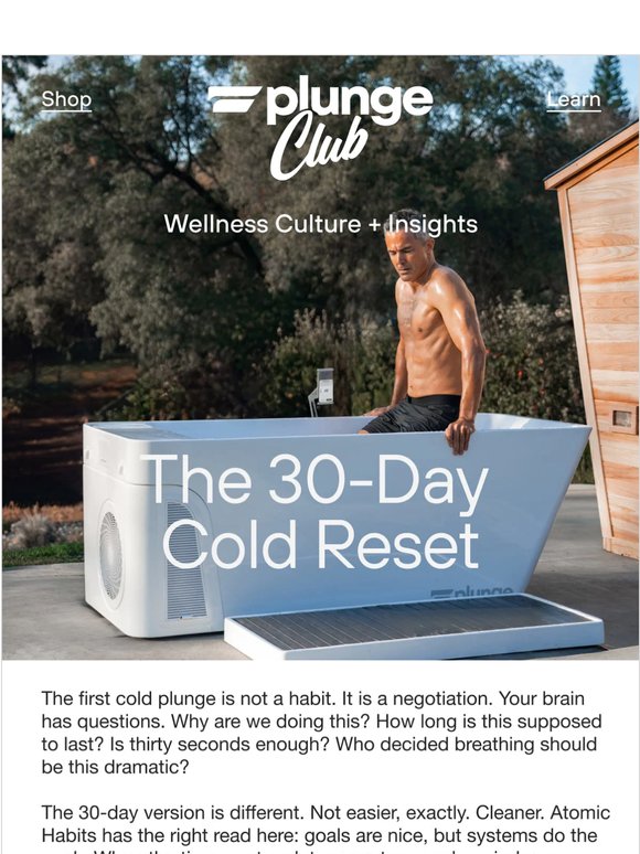 Plunge Club: The 30-Day Cold Reset