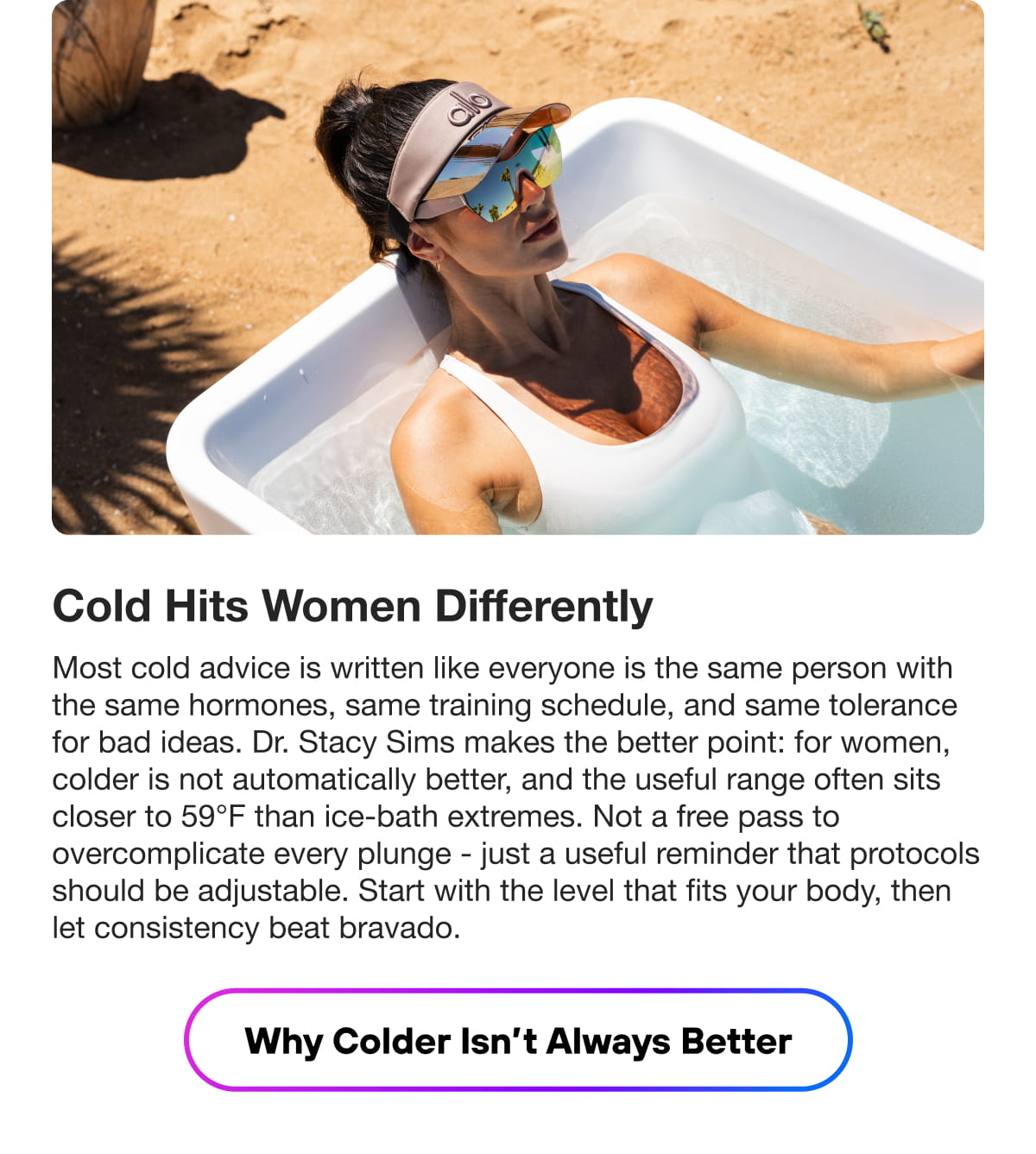 Why Colder Isn't Always Better