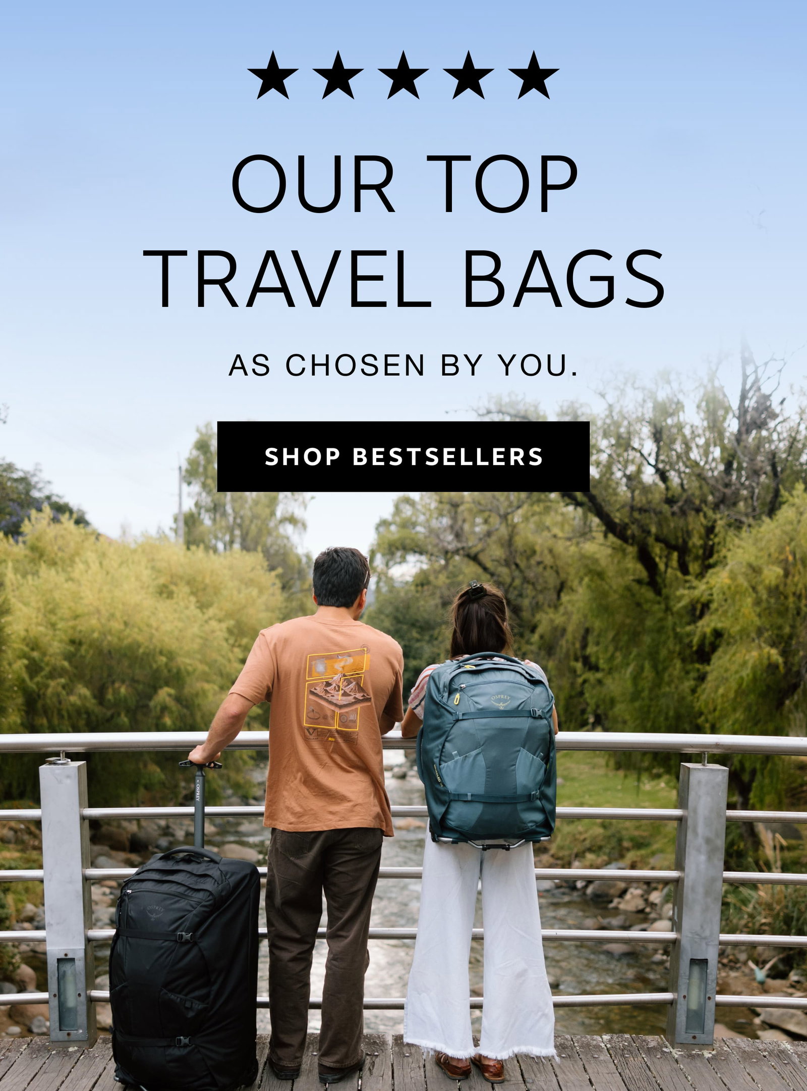  Our Top Travel Bags As chosen by you.