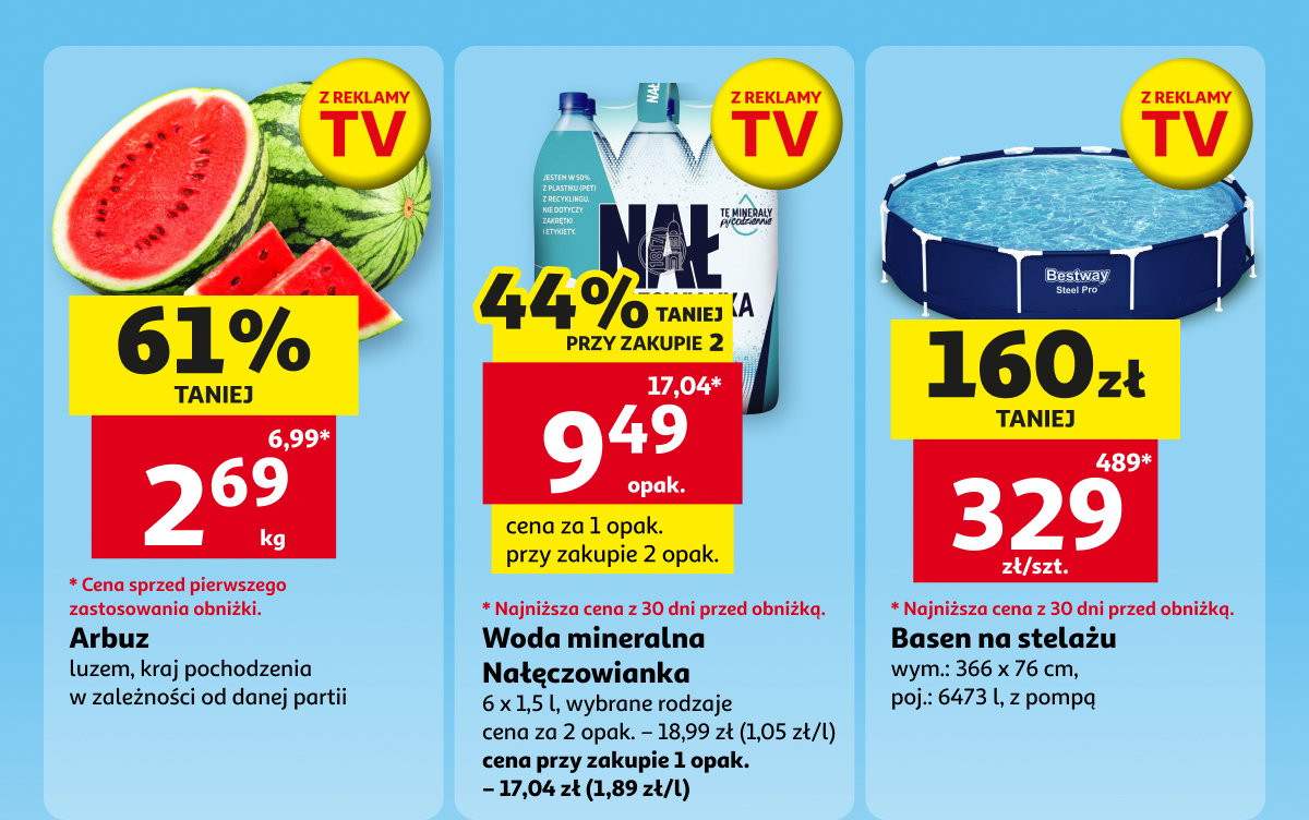 Arbuz, woda i basen – letnie promocje Auchan