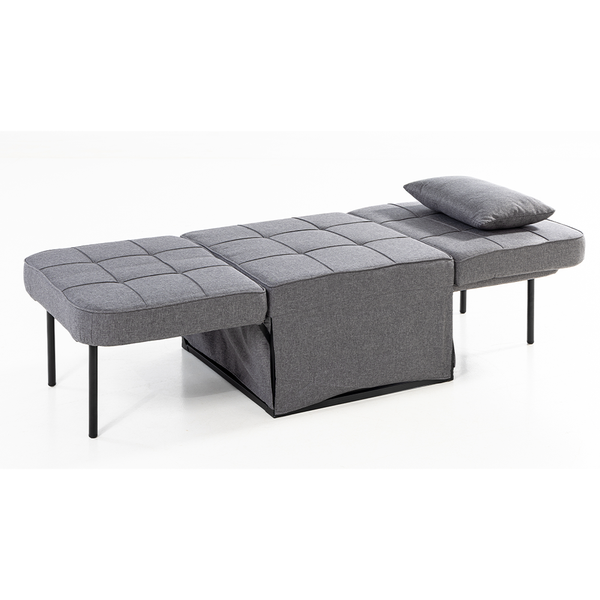 2 in 1 Schlafsofa, ca. 67 x 76 x 41 cm - Dunkelgrau