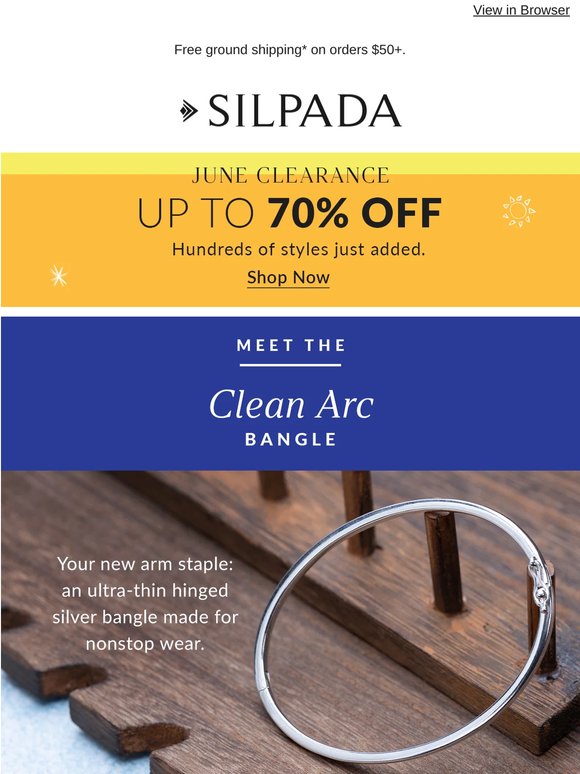 Up to 70% OFF all clearance styles 👀