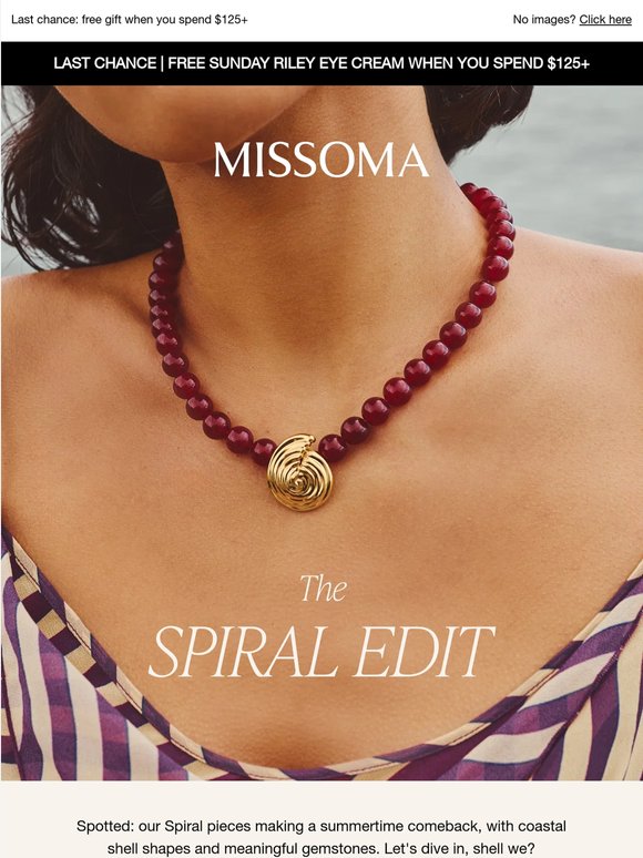 Sun-kissed spirals & shells