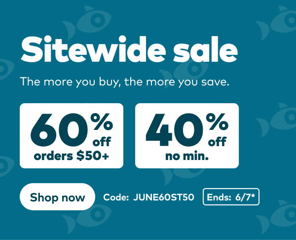 Sitewide sale 60% off orders $50+ or 40% off no min. Code: JUNE60ST50. Ends 6/7, see site for details. Shop now.