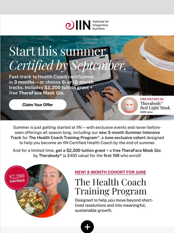 Free TheraFace Mask + Fast-Track Your Certification