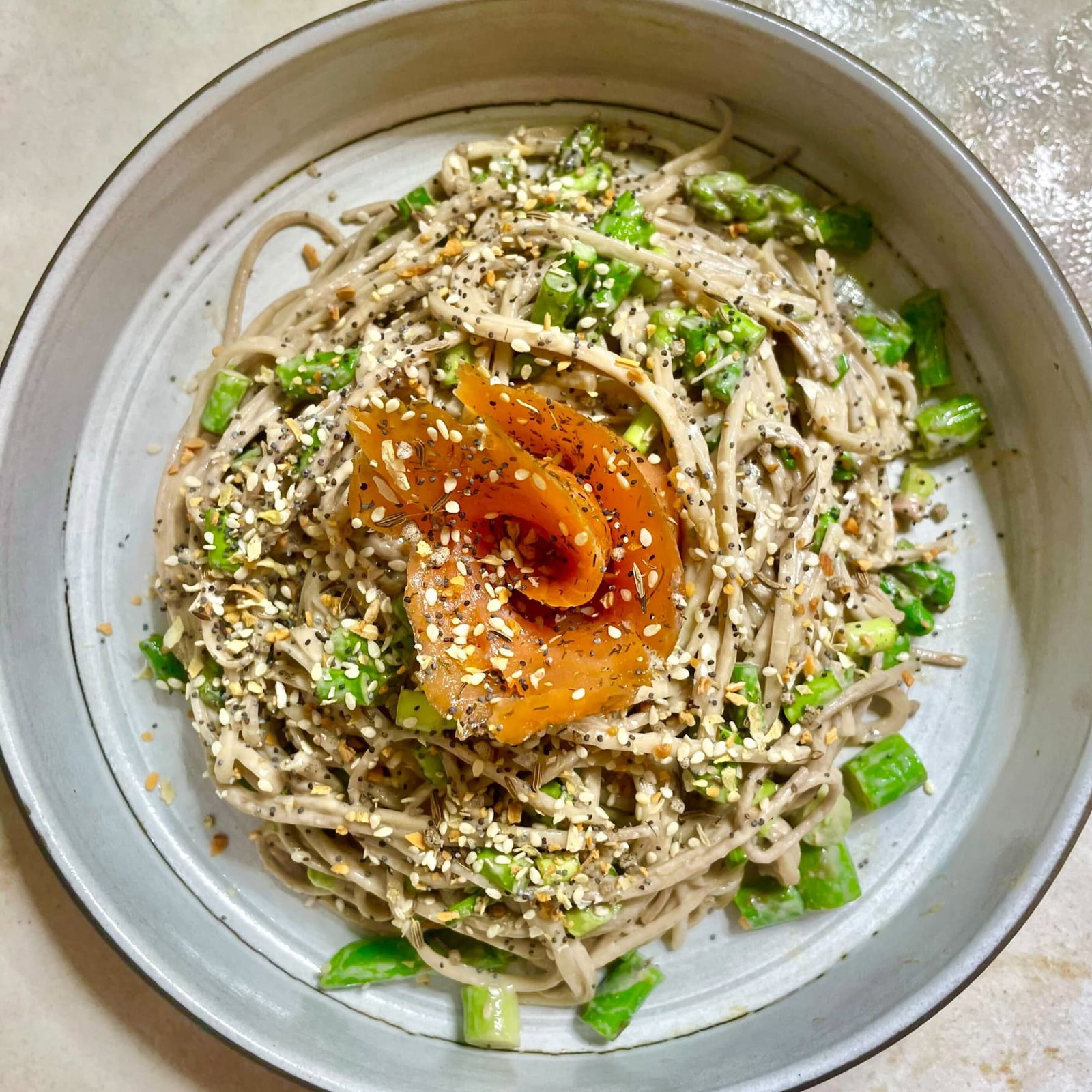 Everything Bagel Crunch Sesame Noodles from Burlap & Barrel