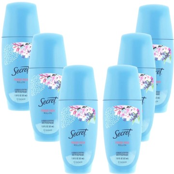 6-Pack Secret Original Roll-On Antiperspirant Deodorant 1.8 Oz