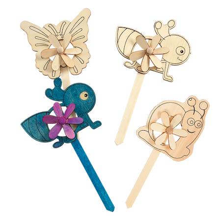 Colorations® DYO Garden Windmills - Set of 12
