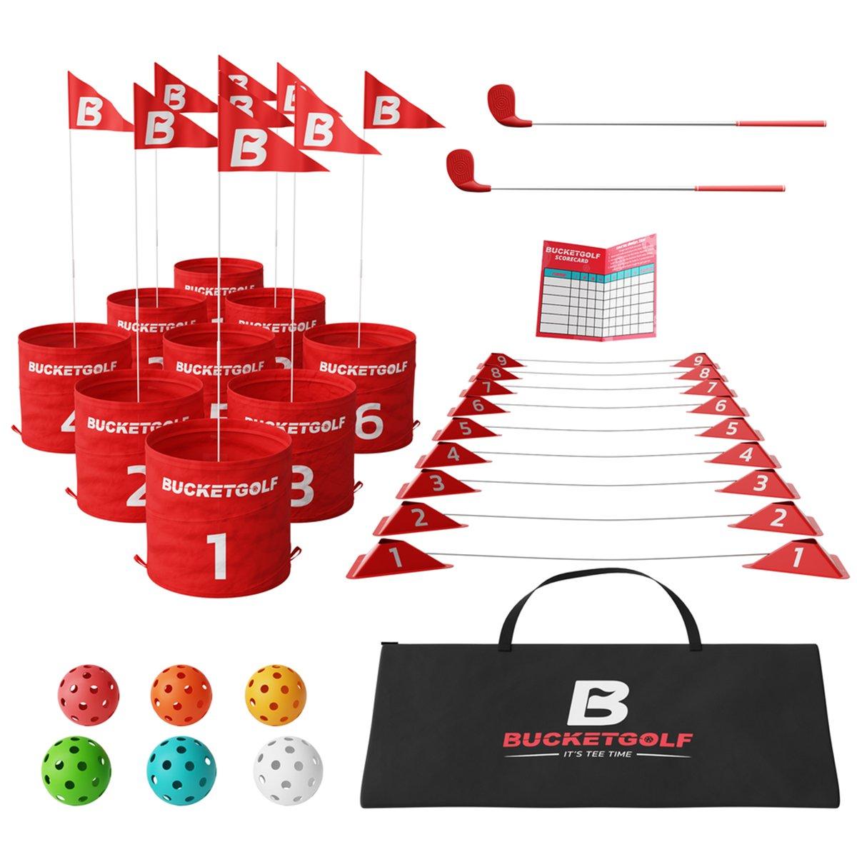 BucketGolf 9 Hole Set (RH & LH Clubs)