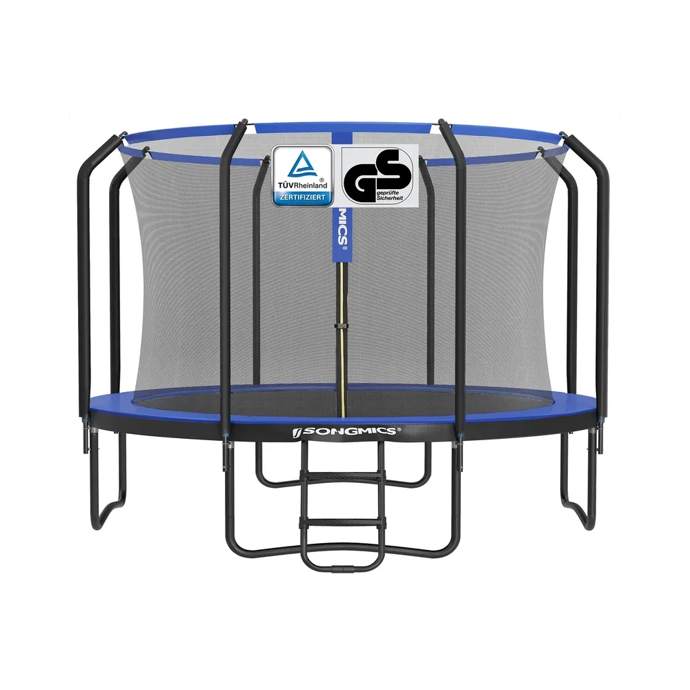 Image of Rundes Gartentrampolin mit Sicherheitsnetz