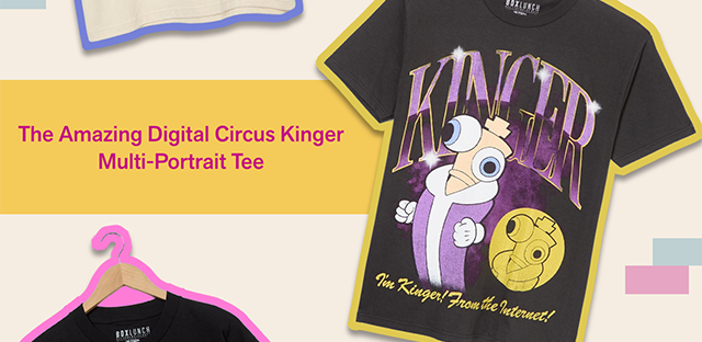 The Amazing Digital Circus Kinger Multi-Portrait Tee