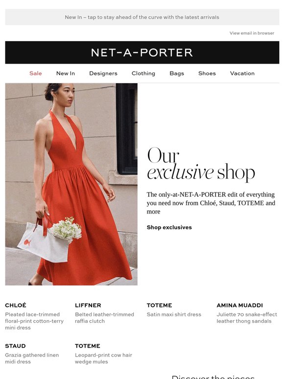 Our exclusive shop is open