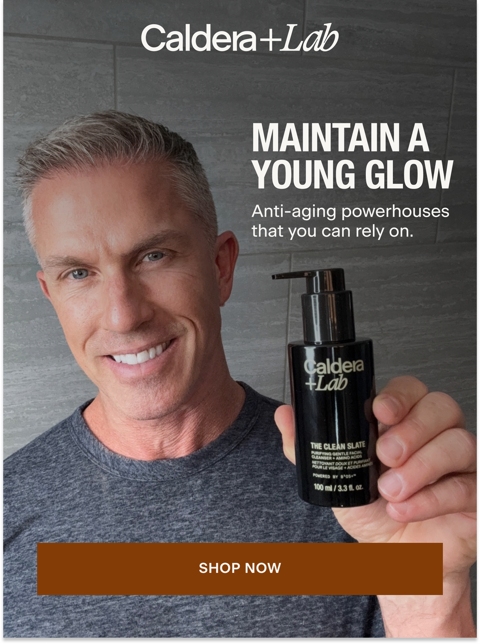 MAINTAIN A YOUTHFUL GLOW | Anti-aging powerhouses you can rely on.