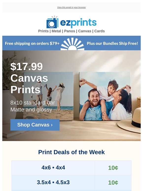 $17.99 Canvas Prints 🔥