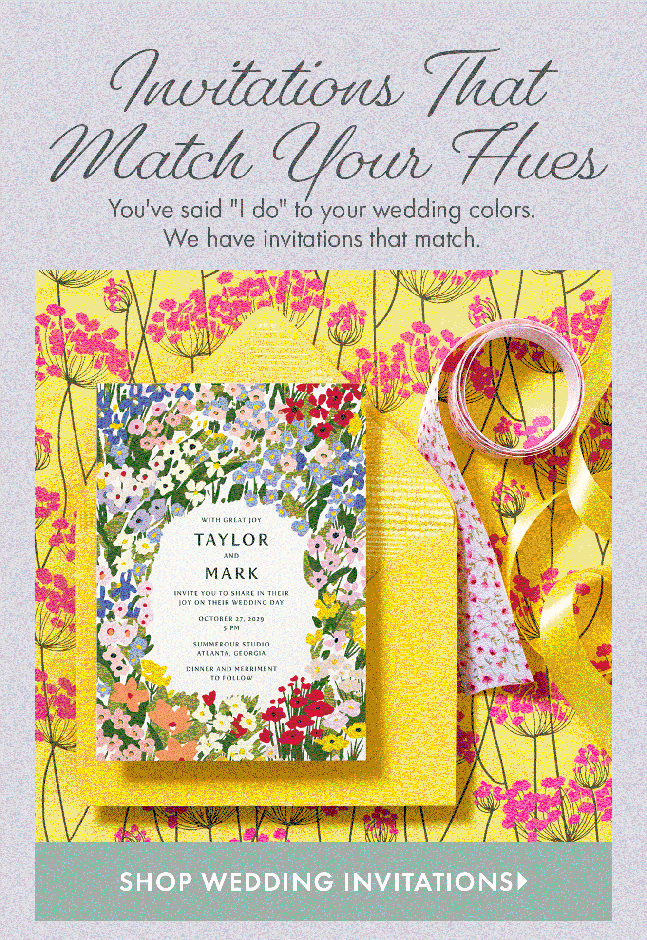 Summer Wedding Invitations
