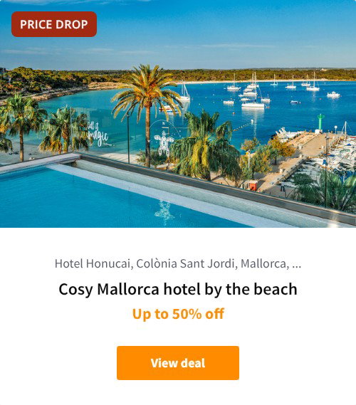 Cosy Mallorca hotel by the beach